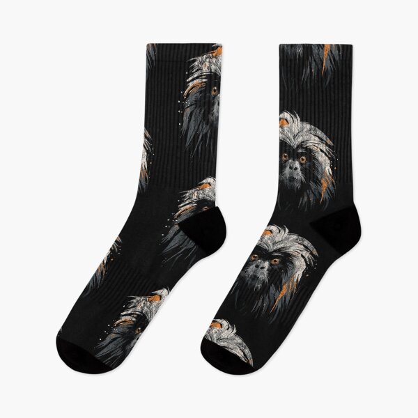 Item preview, A Tamarin Monkey - Street Art Vintage Distressed Wildlife designed and sold by GVRDesign.