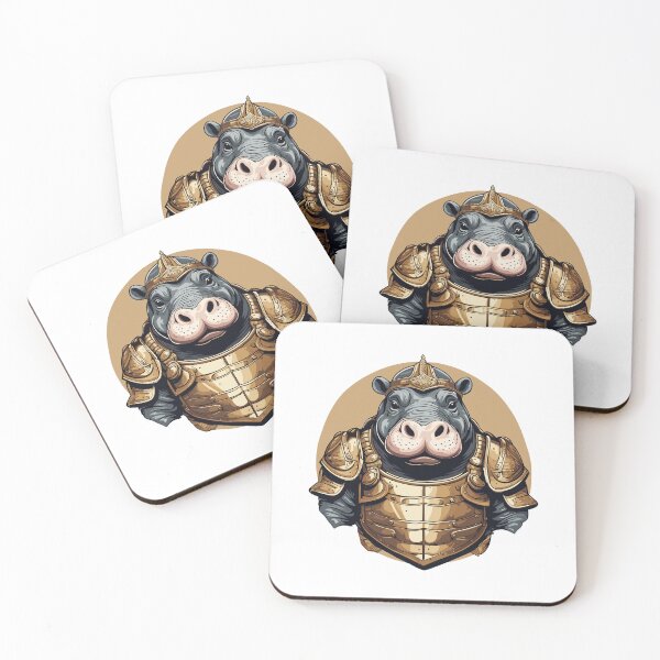 Item preview, Hippo in Armor designed and sold by WildlifeInc.