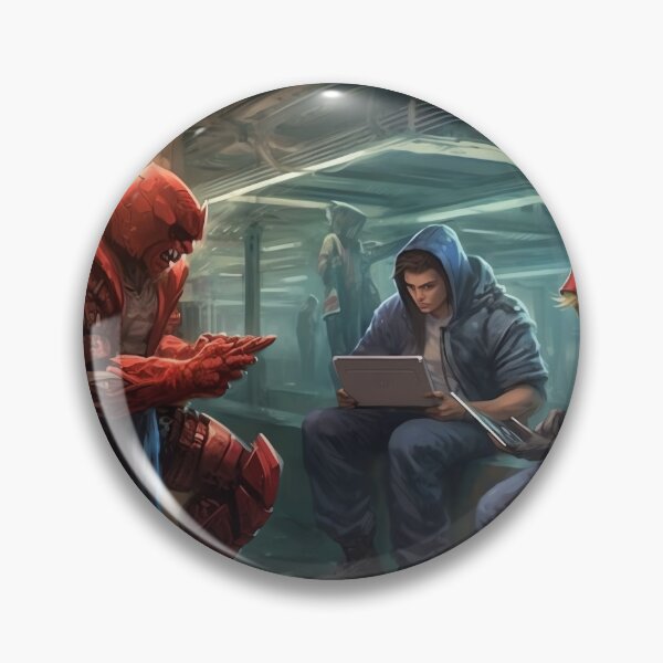 Item preview, heroes and villains in the underground designed and sold by ivanmejia.