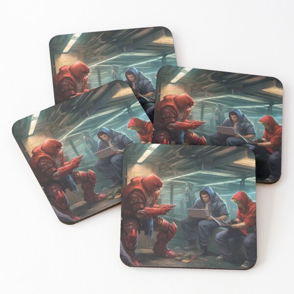 Item preview, heroes and villains in the underground designed and sold by ivanmejia.