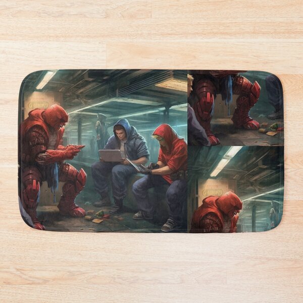 Item preview, heroes and villains in the underground designed and sold by ivanmejia.