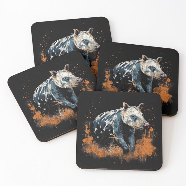 Artikelvorschau, Ein Bergtapir - Street Art Vintage Distressed Wildlife entworfen und verkauft von GVRDesign.