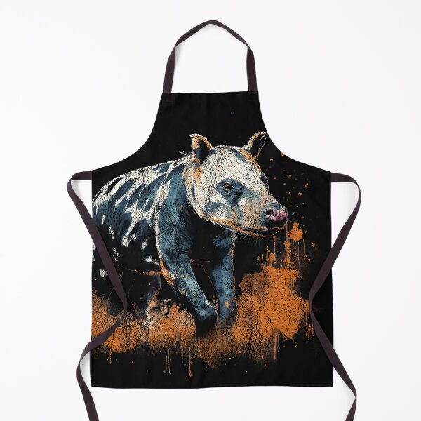 Item preview, A Mountain Tapir - Street Art Vintage Distressed Wildlife designed and sold by GVRDesign.
