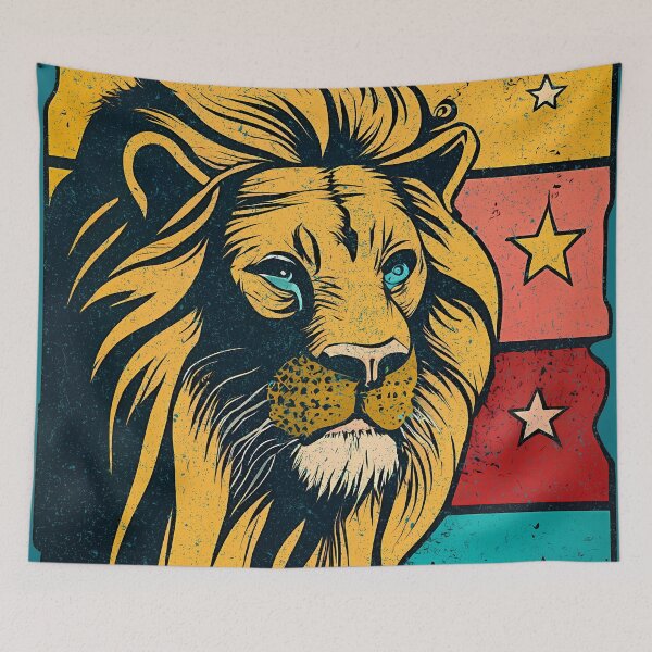 Item preview, Steady Rolling Lion Prints Sad Circus Lion #2 designed and sold by SteadyRolling.