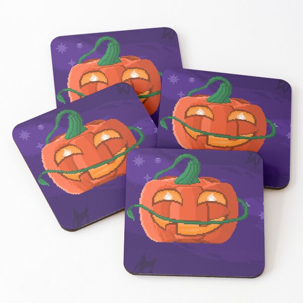 Item preview, Pixel Art Pumpkin Planet designed and sold by PixelCarvel.