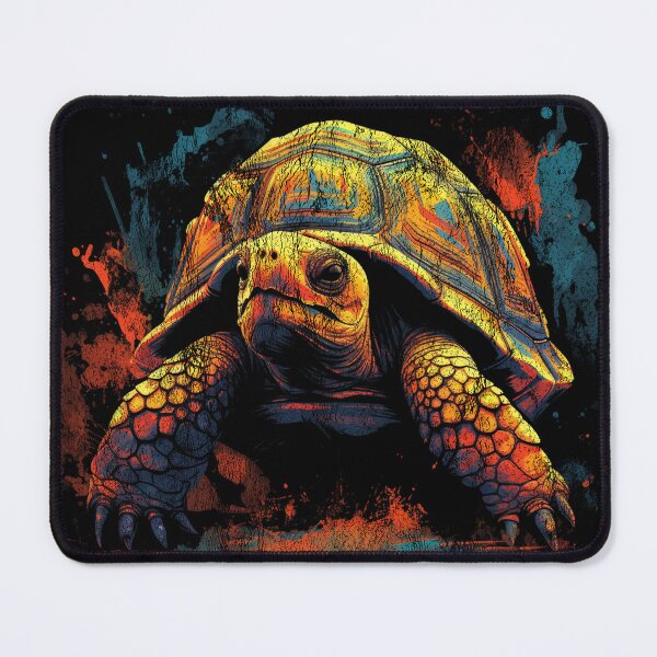 Item preview, A Hermann's Tortoise - Vintage Distressed Street Art Animals designed and sold by GVRDesign.