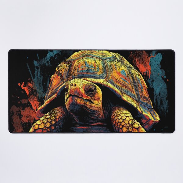 Item preview, A Hermann's Tortoise - Vintage Distressed Street Art Animals designed and sold by GVRDesign.
