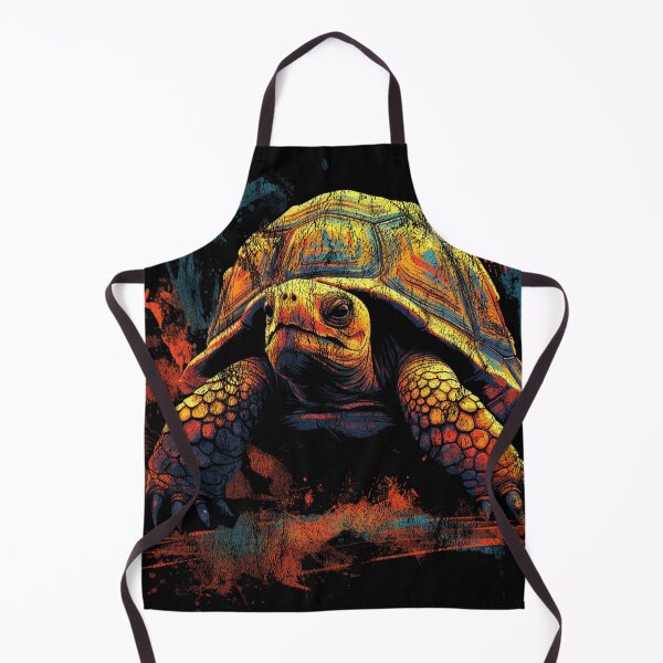 Item preview, A Hermann's Tortoise - Vintage Distressed Street Art Animals designed and sold by GVRDesign.