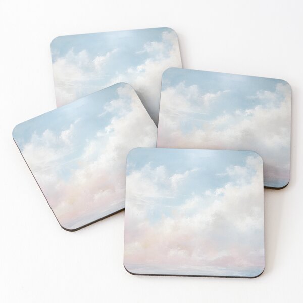 Item preview, Vintage Clouds in Pink Blue Sky designed and sold by trajeado14.