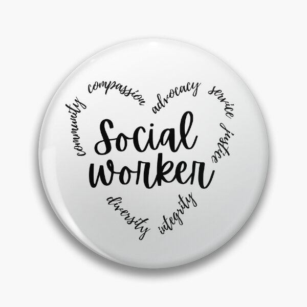 Item preview, social work heart (black) designed and sold by evathemtbc.