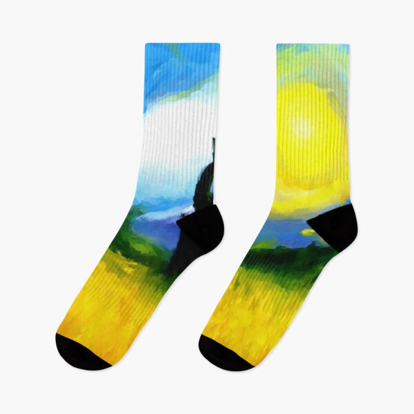 Item preview, summer fields forest impressionist van gogh designed and sold by druidwolfart.