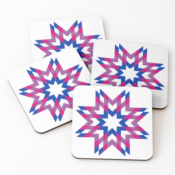 Item preview, Bisexual Star Quilt designed and sold by Jamesmpatnaude1.