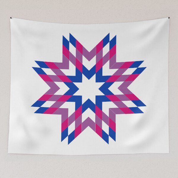 Item preview, Bisexual Star Quilt designed and sold by Jamesmpatnaude1.