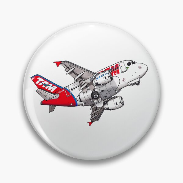 Item preview, Airbus A319 caricature designed and sold by DouglasAraujo7.