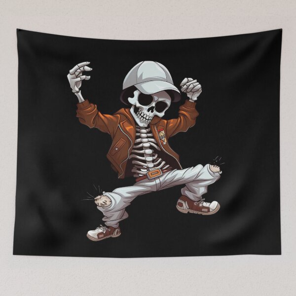 Item preview, "Spooky Steps: Dancing Skeleton Fiesta" designed and sold by x4e-designs.