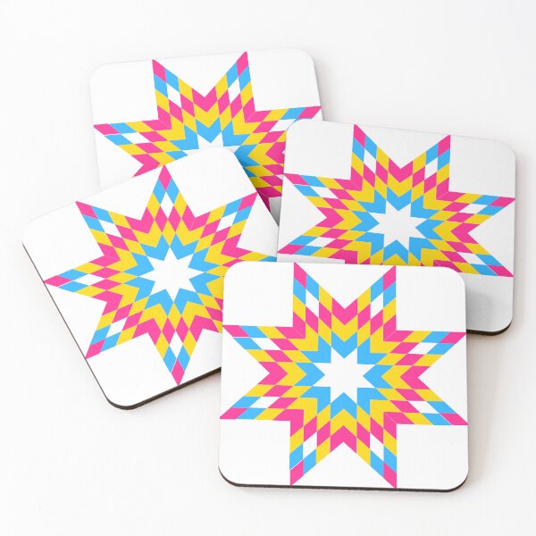 Item preview, Pansexual Pride Star Quilt designed and sold by Jamesmpatnaude1.