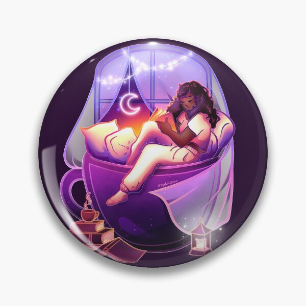 Item preview, Cozy Reader's Teacup designed and sold by heysoleilart.