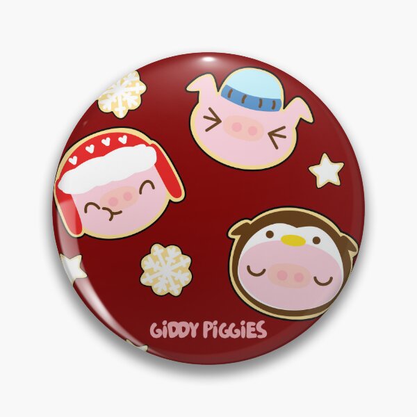 Item preview, Three Little Giddy Piggies Christmas Cookies designed and sold by Giddy Piggies.
