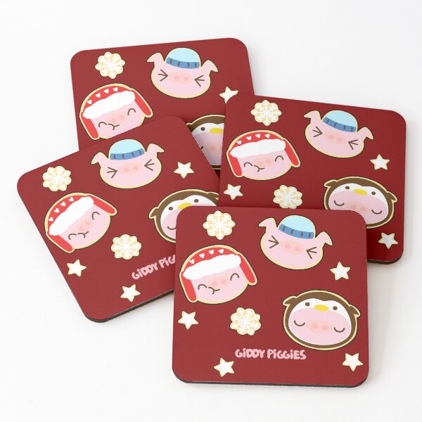 Item preview, Three Little Giddy Piggies Christmas Cookies designed and sold by Giddy Piggies.