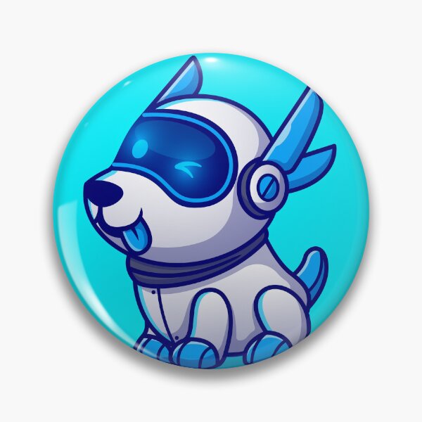 Item preview, Cute Dog Robot Cartoon Character designed and sold by hjian8219.