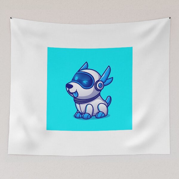 Item preview, Cute Dog Robot Cartoon Character designed and sold by hjian8219.