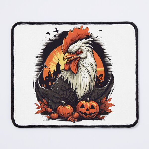 Item preview, "Cock-a-Doodle-BOO: Halloween Rooster's Surprise" designed and sold by x4e-designs.