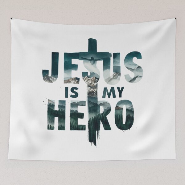 Item preview, Jesus is My Hero designed and sold by Faithloveshop.