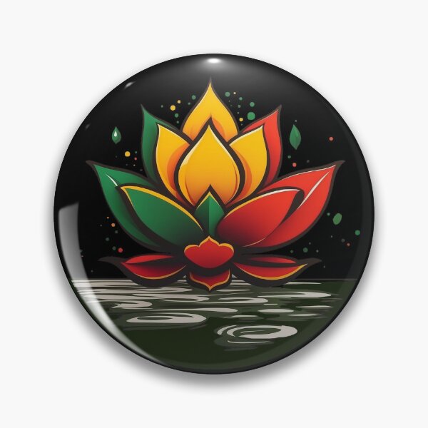 Artikelvorschau, Reggae-Lotusblume entworfen und verkauft von reggaeartgifts.