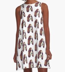 Basset Hound A-Line Dress