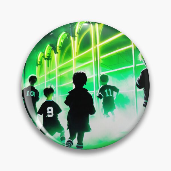Item preview, Nature.exe #0952 Neon Cyber Soccer Kids designed and sold by GrumpyMrGrouper.