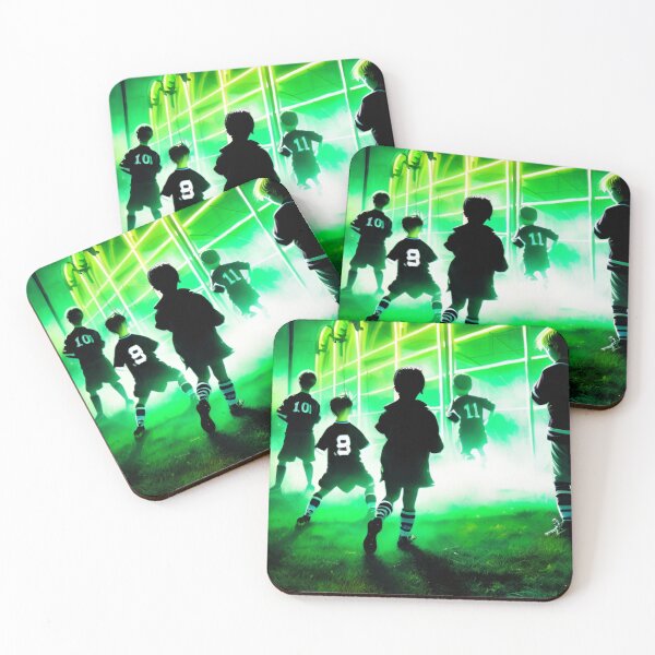 Item preview, Nature.exe #0952 Neon Cyber Soccer Kids designed and sold by GrumpyMrGrouper.