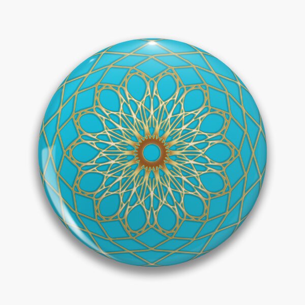 Item preview, Anandi Sano Mandala Aqua Blue designed and sold by Aquietbeauty.