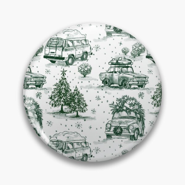 Item preview, Holiday road trip toile | green designed and sold by rose-michele.