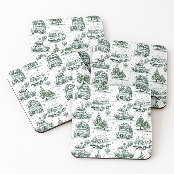 Item preview, Holiday road trip toile | green designed and sold by rose-michele.