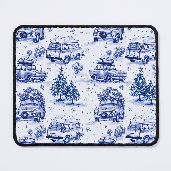 Item preview, Holiday road trip toile | blue designed and sold by rose-michele.