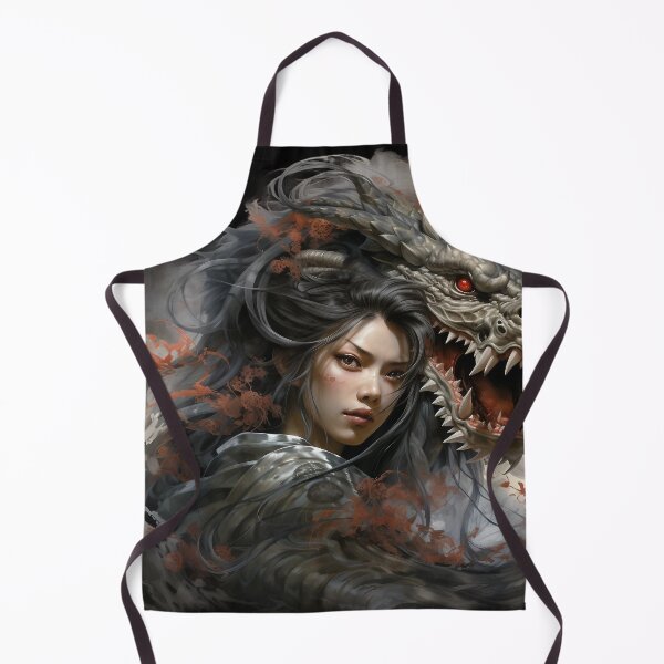 Item preview, Woman With Japanese Dragon designed and sold by Obsidian Ink by Wilshire.