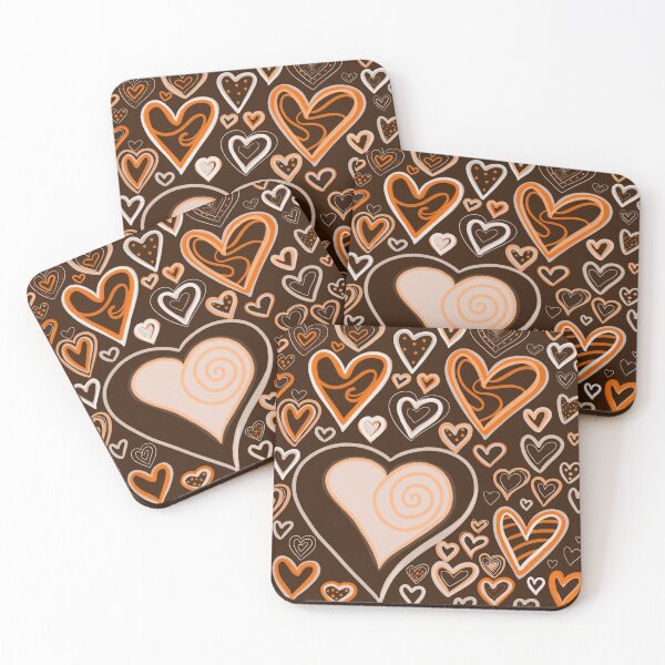 Item preview, Best Retro Heart Pattern Gifts  designed and sold by Darkchilliart.