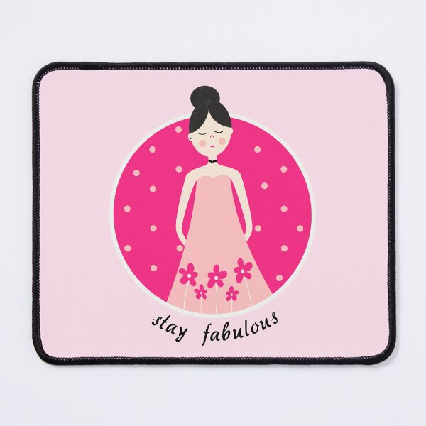Item preview, Stay fabulous - Spring girl with flowers designed and sold by DinkyBeavers.