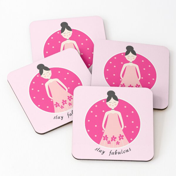 Item preview, Stay fabulous - Spring girl with flowers designed and sold by DinkyBeavers.