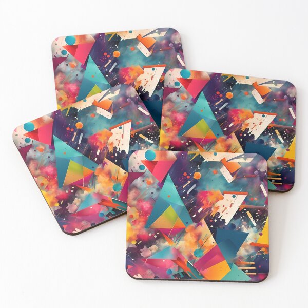 Item preview, Colorful splashes geometric designed and sold by WalterGomes.