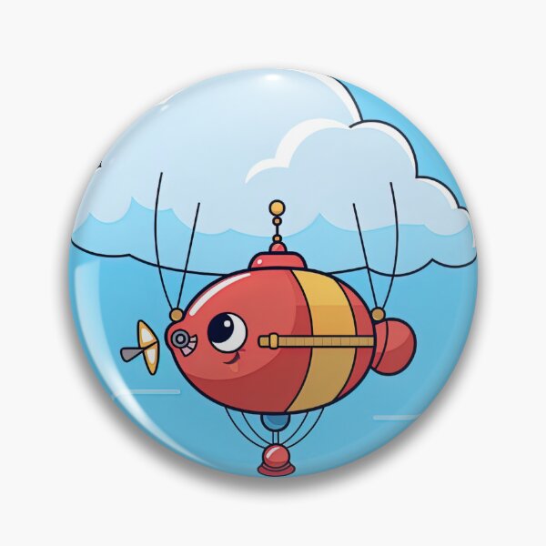 Item preview, Dirigible balloon | cute style designed and sold by ComicsFactory.