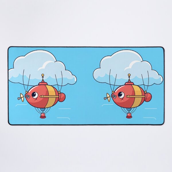 Item preview, Dirigible balloon | cute style designed and sold by ComicsFactory.