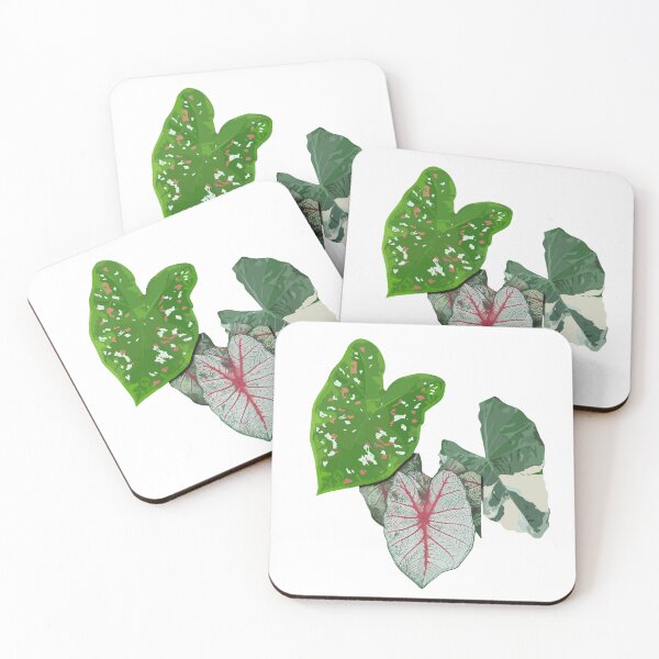 Item preview, Elephant ear plant collage designed and sold by Barzcreatures.