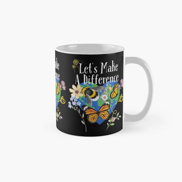 Item preview, Let's Make A Difference Colorful Eco-Friendly Design designed and sold by EarthArtDesigns.