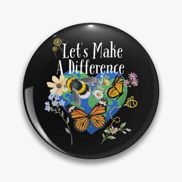 Item preview, Let's Make A Difference Colorful Eco-Friendly Design designed and sold by EarthArtDesigns.