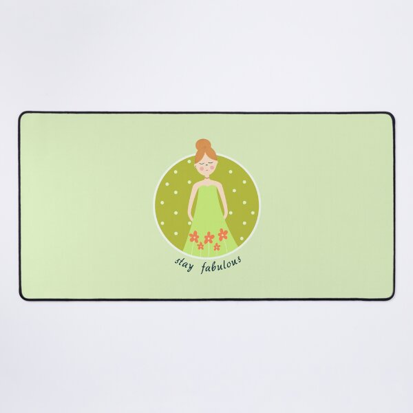 Item preview, Stay fabulous - Summer girl with flowers designed and sold by DinkyBeavers.