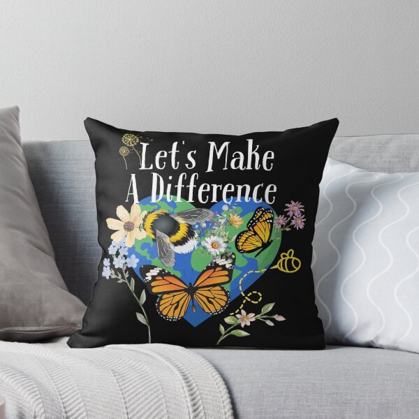 Item preview, Let's Make A Difference Colorful Eco-Friendly Design designed and sold by EarthArtDesigns.