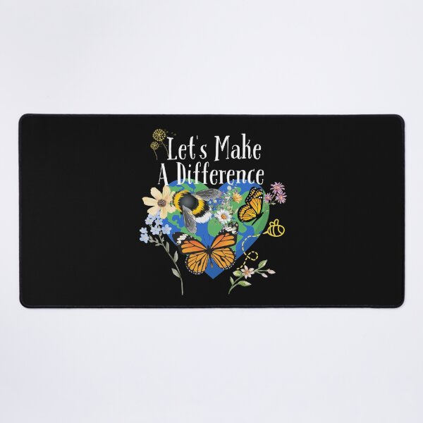 Item preview, Let's Make A Difference Colorful Eco-Friendly Design designed and sold by EarthArtDesigns.
