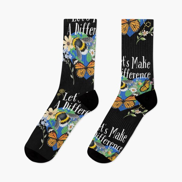 Item preview, Let's Make A Difference Colorful Eco-Friendly Design designed and sold by EarthArtDesigns.