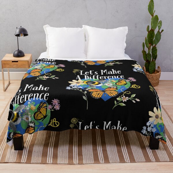 Item preview, Let's Make A Difference Colorful Eco-Friendly Design designed and sold by EarthArtDesigns.